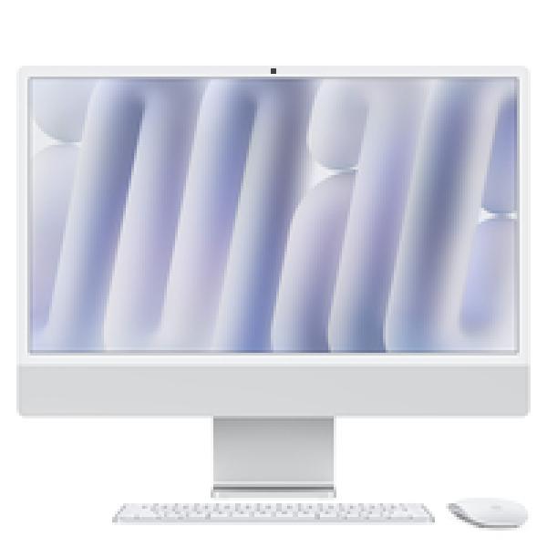 Apple iMac Z1EH 59.62cm Standardglas M4 10C CPU/10C GPU/16C N.E. SSD Gbit Eth MM NumKey TID DE Silber