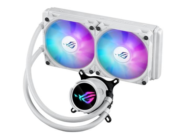 ASUS ROG STRIX LC III 240 ARGB - White Edition - Prozessor-Flüssigkeitskühlsystem - Kühlergröße: 240 mm -