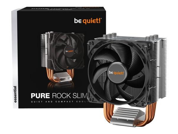 Be Quiet! Pure Rock Slim 2 - Prozessor-Luftkühler - (für: LGA1150, LGA1151, LGA1155, LGA1200, LGA1700, AM4, 