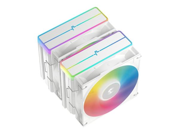 Deepcool AG620 WH ARGB V2 - Prozessor-Luftkühler - (für: LGA1155, LGA1150, LGA1151, LGA1200, LGA1700, LGA185