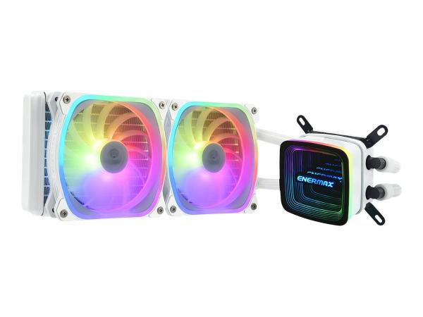 Enermax Aquafusion ADV series ELC-AQFA240-SQA-W - Prozessor-Flüssigkeitskühlsystem - 240 mm cpu-Flüssigkeit