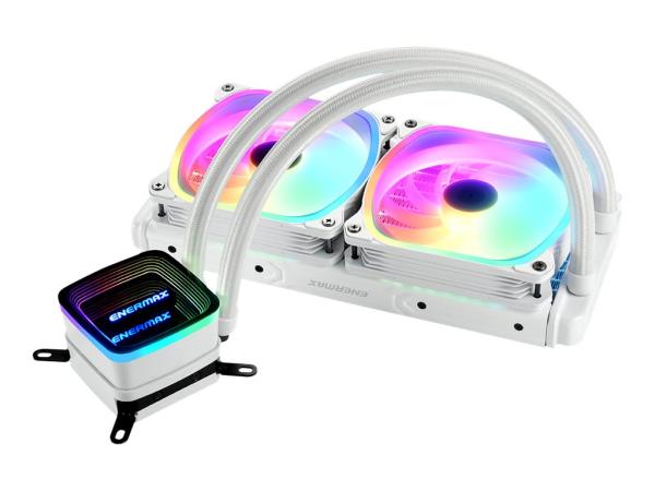 Enermax Aquafusion ADV series ELC-AQFA240-SQA-W - Prozessor-Flüssigkeitskühlsystem - 240 mm cpu-Flüssigkeit