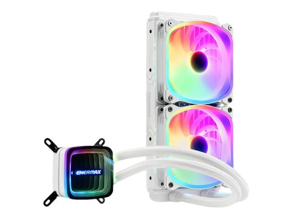 Enermax Aquafusion ADV series ELC-AQFA240-SQA-W - Prozessor-Flüssigkeitskühlsystem - 240 mm cpu-Flüssigkeit