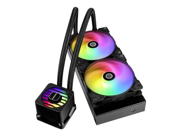 Enermax LIQMAXFLO ELC-LMF240T-ARGB - Prozessor-Flüssigkeitskühlsystem - 38 mm dicker Kühler - Kühlergröß