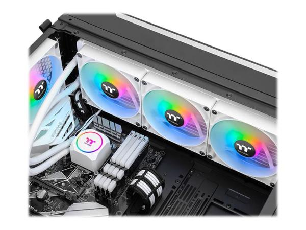 Thermaltake TH420 ARGB Sync - Snow Edition - Prozessor-Flüssigkeitskühlsystem - (für: LGA1156, AM2, AM2+, A