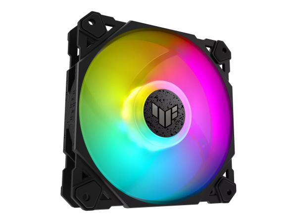 ASUS TUF Gaming TF120 ARGB - Gehäuselüfter - 120 mm - Schwarz (Packung mit 3)