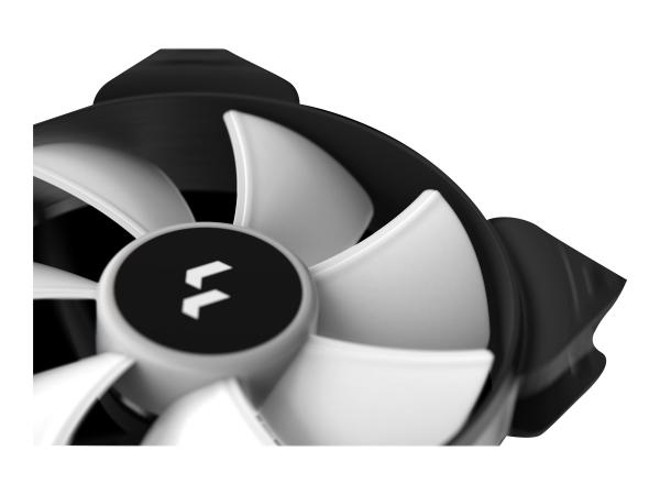 Fractal Design Aspect 14 RGB PWM - Gehäuselüfter - 140 mm - Schwarz (Packung mit 3)