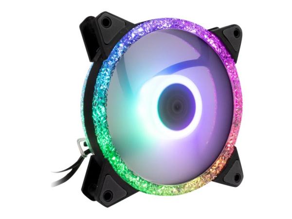 Inter-Tech Argus RS-071 RGB - Gehäuselüfter - 120 mm