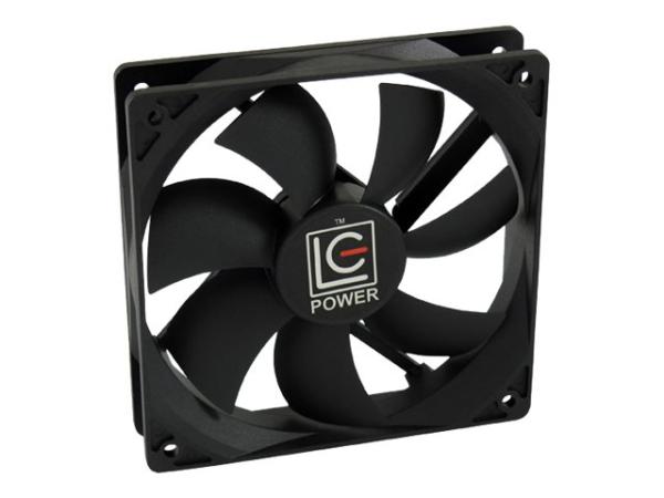 LC-Power Gehäuselüfter - 120 mm - Schwarz