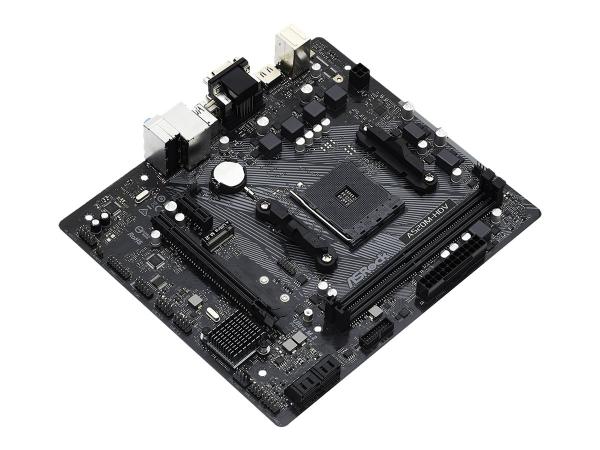 ASRock A520M-HDV - Motherboard - micro ATX - Socket AM4 - AMD A520 Chipsatz - USB 3.2 Gen 1 - Gigabit LAN - On