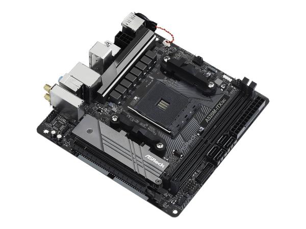 ASRock A520M-ITX/ac - Motherboard - Mini-ITX - Socket AM4 - AMD A520 Chipsatz - USB-C Gen1, USB 3.2 Gen 1 - Gi