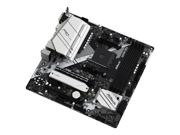ASRock B550M Pro4 - Motherboard - micro ATX - Socket AM4 - AMD B550 Chipsatz - USB-C Gen2, USB 3.2 Gen 1, USB 