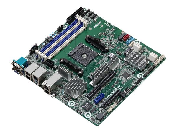 ASRock Rack X570D4U-2L2T/BCM - Motherboard - micro ATX - Socket AM4 - AMD X570 Chipsatz - USB 3.2 Gen 1, USB 3