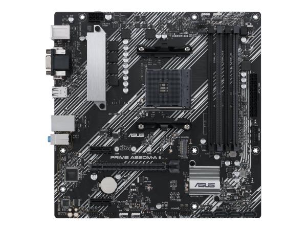 ASUS PRIME A520M-A II/CSM - Motherboard - micro ATX - Socket AM4 - AMD A520 Chipsatz - USB 3.2 Gen 1 - Gigabit