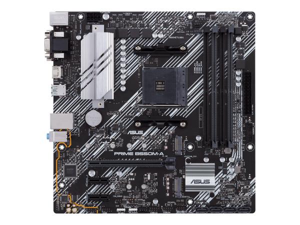 ASUS PRIME B550M-A - Motherboard - micro ATX - Socket AM4 - AMD B550 Chipsatz - USB 3.2 Gen 1, USB 3.2 Gen 2 -