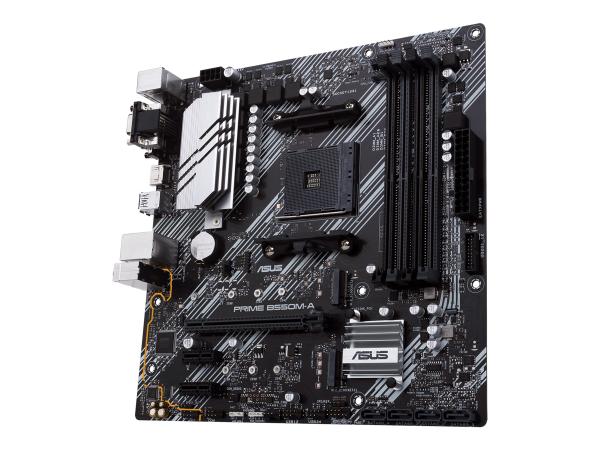 ASUS PRIME B550M-A - Motherboard - micro ATX - Socket AM4 - AMD B550 Chipsatz - USB 3.2 Gen 1, USB 3.2 Gen 2 -