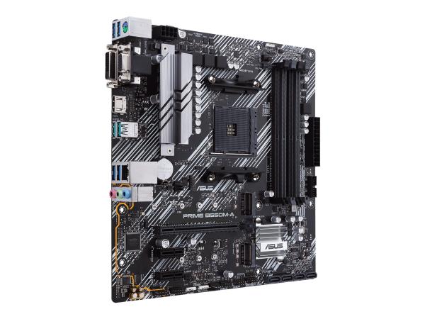 ASUS PRIME B550M-A - Motherboard - micro ATX - Socket AM4 - AMD B550 Chipsatz - USB 3.2 Gen 1, USB 3.2 Gen 2 -