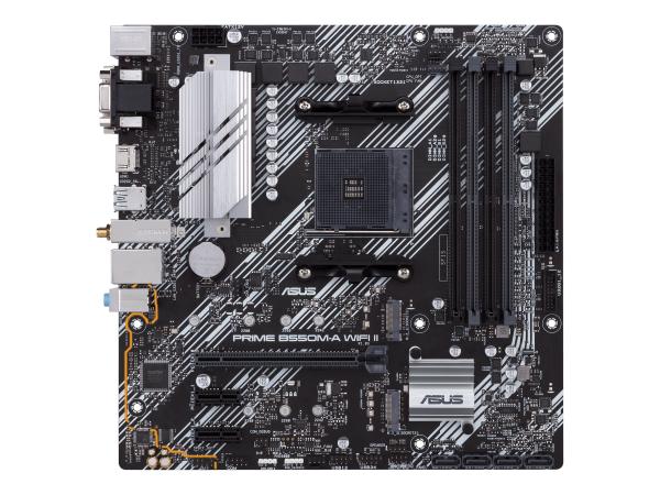 ASUS PRIME B550M-A WIFI II - Motherboard - micro ATX - Socket AM4 - AMD B550 Chipsatz - USB 3.2 Gen 1, USB 3.2