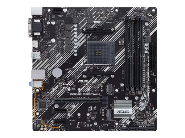 ASUS PRIME B550M-K - Motherboard - micro ATX - Socket AM4 - AMD B550 Chipsatz - USB 3.2 Gen 1, USB 3.2 Gen 2 -