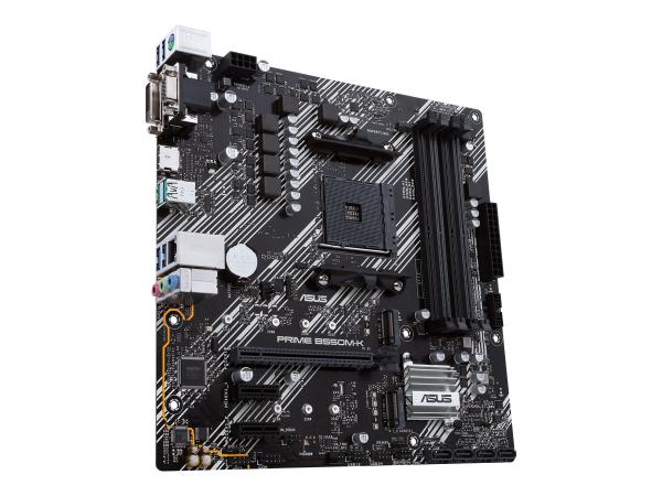 ASUS PRIME B550M-K - Motherboard - micro ATX - Socket AM4 - AMD B550 Chipsatz - USB 3.2 Gen 1, USB 3.2 Gen 2 -