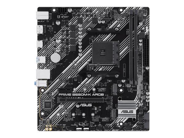 ASUS PRIME B550M-K ARGB - Motherboard - micro ATX - Socket AM4 - AMD B550 Chipsatz - USB 3.2 Gen 1 - Gigabit L