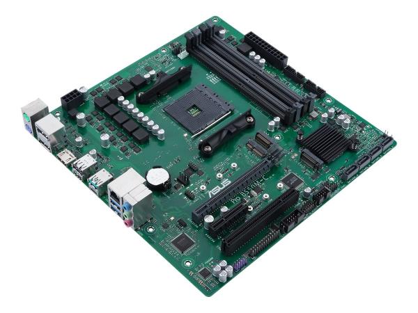 ASUS Pro B550M-C/CSM - Motherboard - micro ATX - Socket AM4 - AMD B550 Chipsatz - USB-C Gen2, USB 3.2 Gen 1, U