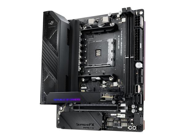 ASUS ROG Crosshair VIII Impact - Motherboard - ATX - Socket AM4 - AMD X570 Chipsatz - USB-C Gen2, USB 3.2 Gen 