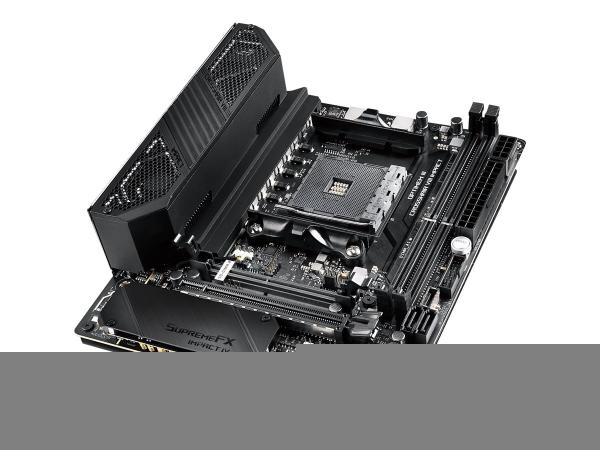 ASUS ROG Crosshair VIII Impact - Motherboard - ATX - Socket AM4 - AMD X570 Chipsatz - USB-C Gen2, USB 3.2 Gen 