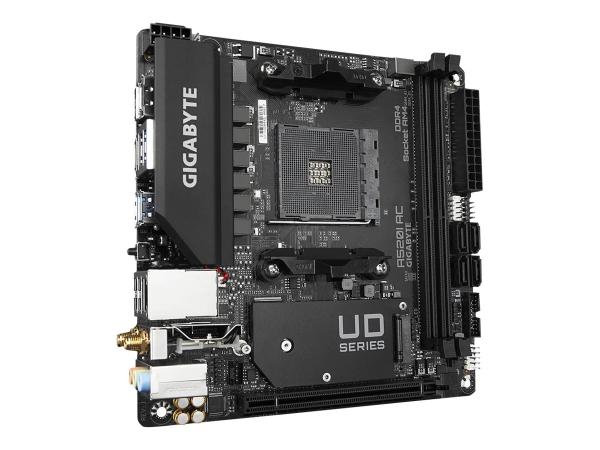 Gigabyte A520I AC - 1.0 - Motherboard - Mini-ITX - Socket AM4 - AMD A520 Chipsatz - USB 3.2 Gen 1 - Gigabit LA