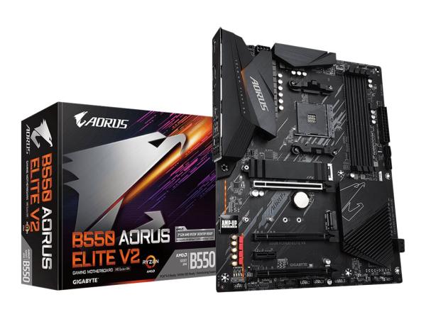 Gigabyte B550 AORUS Elite V2 - 1.0 - Motherboard - ATX - Socket AM4 - AMD B550 Chipsatz - USB 3.2 Gen 1, USB 3