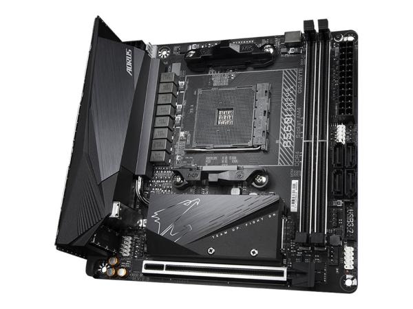 Gigabyte B550I AORUS PRO AX - 1.0 - Motherboard - Mini-ITX - Socket AM4 - AMD B550 Chipsatz - USB-C Gen2, USB 