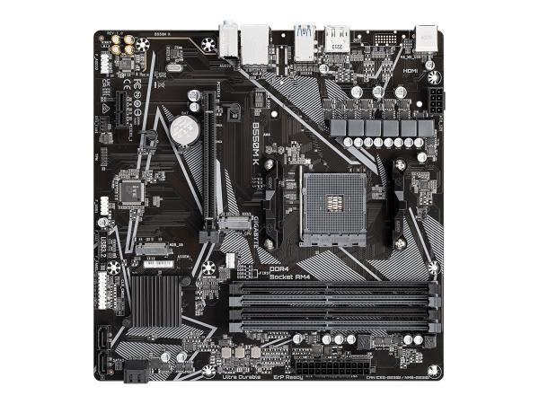 Gigabyte B550M K - 1.0 - Motherboard - micro ATX - Socket AM4 - AMD B550 Chipsatz - USB 3.2 Gen 1 - Gigabit LA