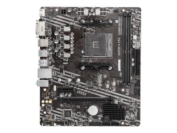 MSI A520M-A PRO - Motherboard - micro ATX - Socket AM4 - AMD A520 Chipsatz - USB 3.2 Gen 1 - Gigabit LAN - Onb