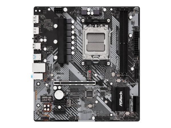 ASRock B650M-H/M.2+ - Motherboard - micro ATX - Socket AM5 - AMD B650 Chipsatz - USB-C 3.2 Gen 1, USB 3.2 Gen 