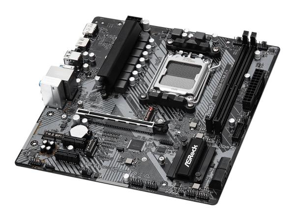 ASRock B650M-H/M.2+ - Motherboard - micro ATX - Socket AM5 - AMD B650 Chipsatz - USB-C 3.2 Gen 1, USB 3.2 Gen 