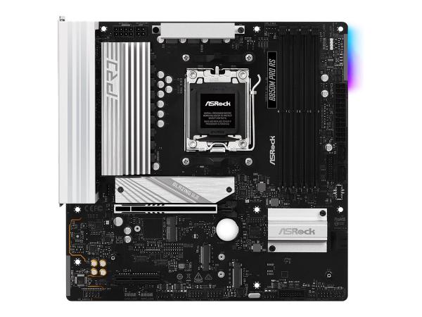 ASRock B850M PRO RS - Motherboard - micro ATX - Socket AM5 - AMD B850 Chipsatz - USB-C 3.2 Gen2, USB-C 3.2 Gen