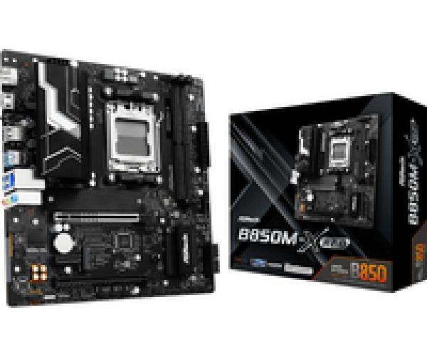 ASRock B850M-X R2.0, AMD, Sockel AM5, AMD Ryzen 7000 Series, AMD Ryzen 8000 Series, AMD Ryzen 9000 Series, DDR
