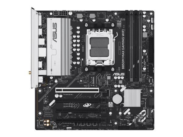 ASUS B850M MAX GAMING WIFI - Motherboard - micro ATX - Socket AM5 - AMD B850 Chipsatz - USB-C 3.2 Gen2, USB-C 