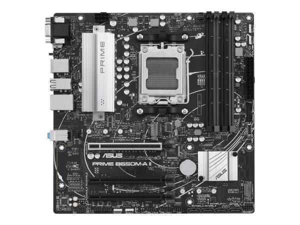 ASUS PRIME B650M-A II-CSM - Motherboard - micro ATX - Socket AM5 - AMD B650 Chipsatz - USB 3.2 Gen 1, USB 3.2 