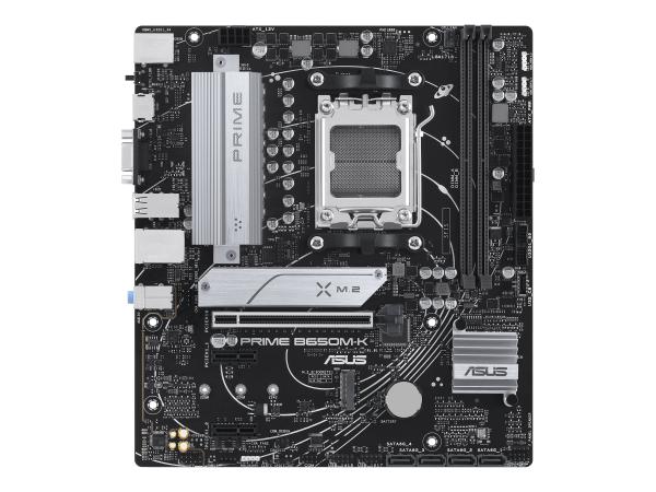 ASUS PRIME B650M-K - Motherboard - micro ATX - Socket AM5 - AMD B650 Chipsatz - USB 3.2 Gen 1, USB 3.2 Gen 2, 