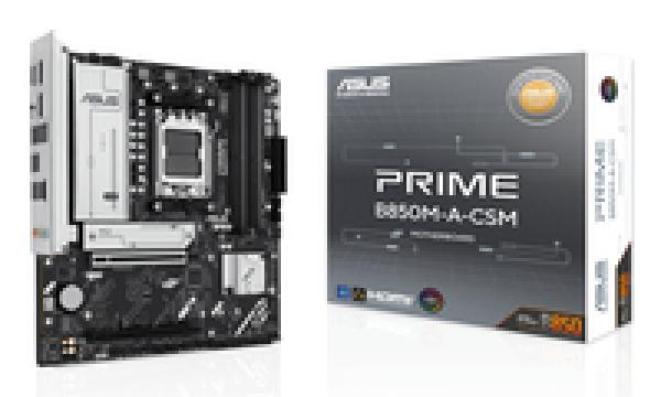 ASUS PRIME B850M-A-CSM, AMD, Sockel AM5, AMD Ryzen 7000 Series, AMD Ryzen 8000 Series, AMD Ryzen 9000 Series, 