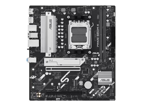 ASUS PRIME B850M-K - Motherboard - micro ATX - Socket AM5 - AMD B850 Chipsatz - USB-C 3.2 Gen 1, USB 3.2 Gen 2