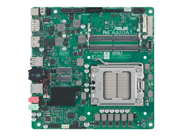 ASUS PRO A620AT-CSM - Motherboard - Mini-ITX - Socket AM5 - AMD A620A Chipsatz - USB-C 3.2 Gen2, USB 3.2 Gen 2