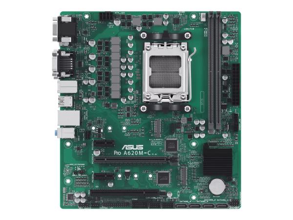ASUS Pro A620M-C-CSM - Motherboard - micro ATX - Socket AM5 - AMD B650 Chipsatz - USB 3.2 Gen 1, USB 3.2 Gen 2
