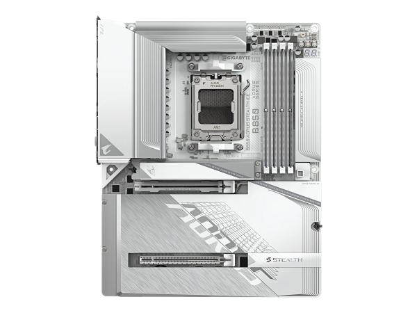Gigabyte AORUS B850 STEALTH ICE - Motherboard - ATX - LGA1851-Sockel - AMD B850 Chipsatz - USB 3.2 Gen 1, USB-