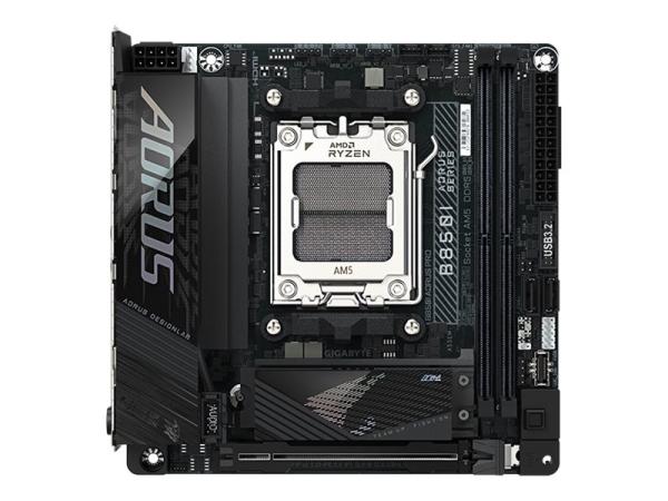 Gigabyte AORUS B850I PRO - Motherboard - Mini-ITX - Socket AM5 - AMD B850 Chipsatz - USB-C 3.2 Gen2, USB 3.2 G