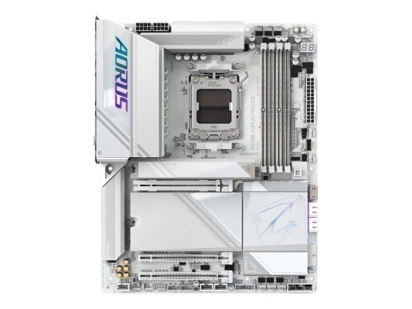 Gigabyte AORUS X870E PRO ICE - Motherboard - ATX - Socket AM5 - AMD X870E Chipsatz - USB-C 3.2 Gen 2x2, USB4, 