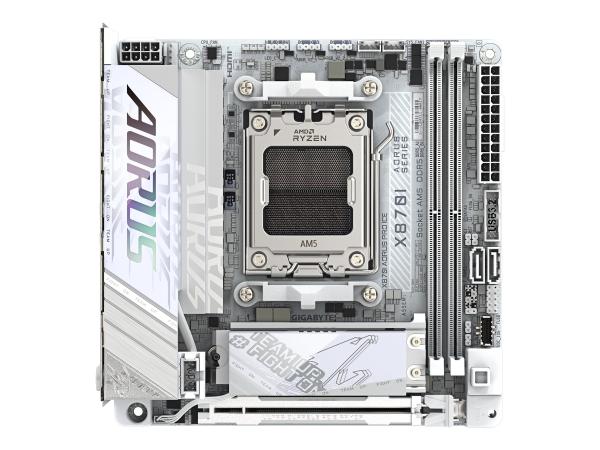 Gigabyte AORUS X870I PRO ICE - Motherboard - Mini-ITX - Socket AM5 - AMD X870 Chipsatz - USB4, USB-C 3.2 Gen2,