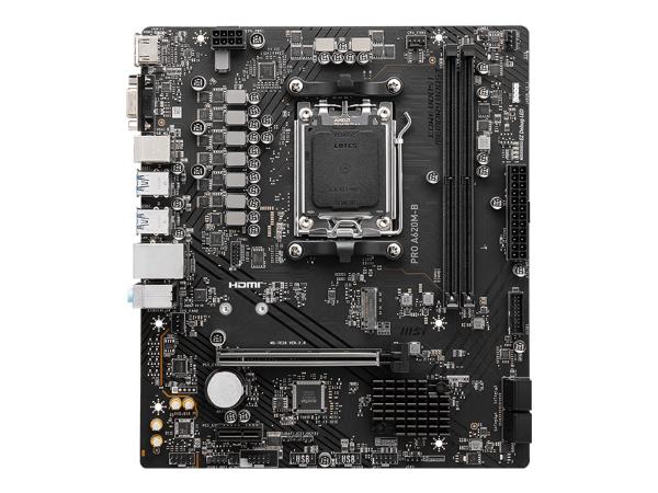 MSI PRO A620M-B - Motherboard - micro ATX - Socket AM5 - AMD A620 Chipsatz - USB 3.2 Gen 1 - 2.5 Gigabit LAN -
