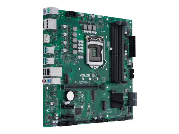 ASUS Pro Q570M-C/CSM - Motherboard - micro ATX - LGA1200-Sockel - Q570 Chipsatz - USB 3.2 Gen 2, USB-C Gen1, U